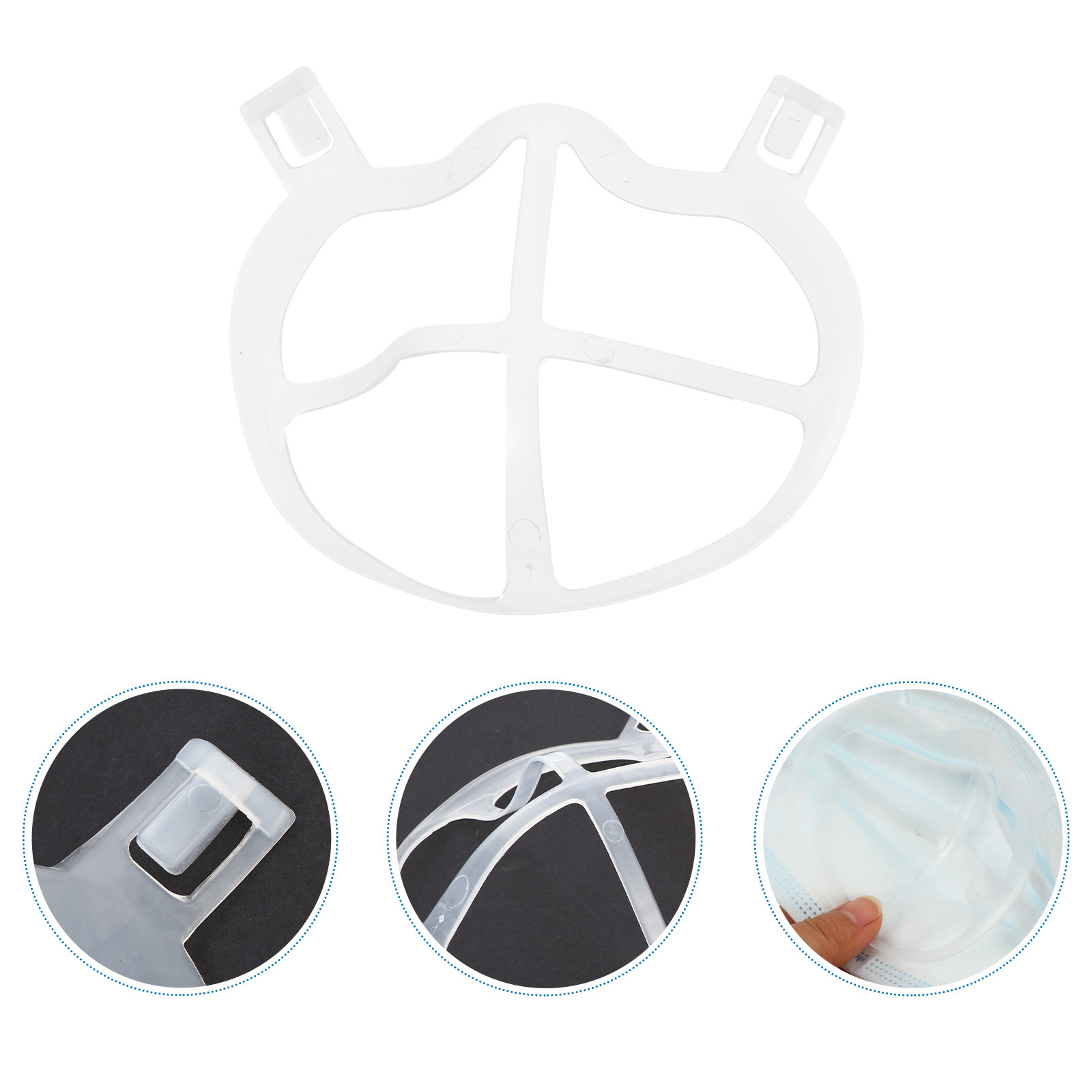 Silicone Mask Bracket - Support de masque léger et inodore,