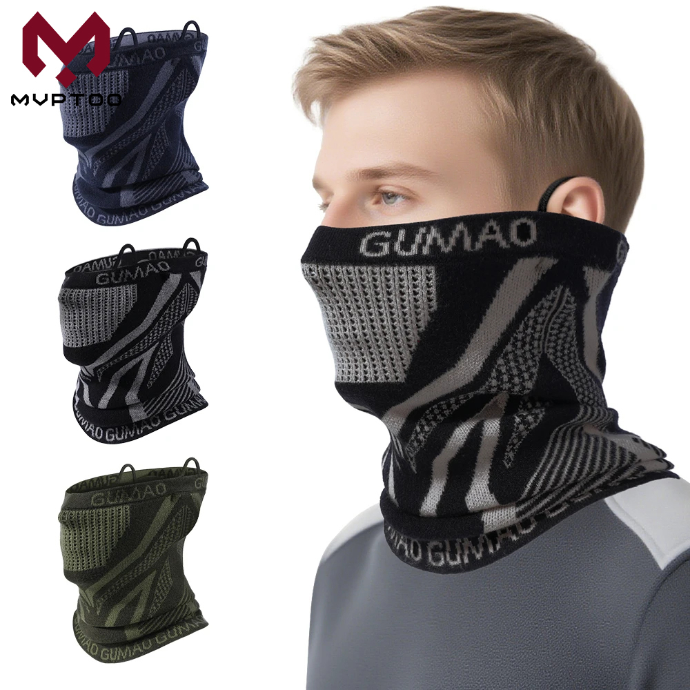 Respirator Half Face - Bandana d'hiver cache-cou guêtre Ski coupe-vent