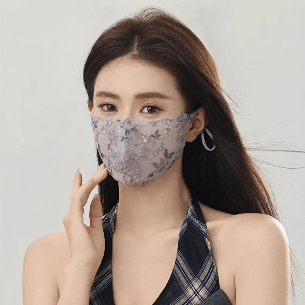Masque en dentelle d'été à fle - Respirator Half Face avis et prix