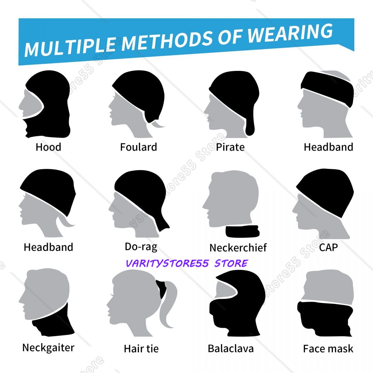 Cache-cou multifonction Viking - Neck Gaiter Face Cover avis et prix