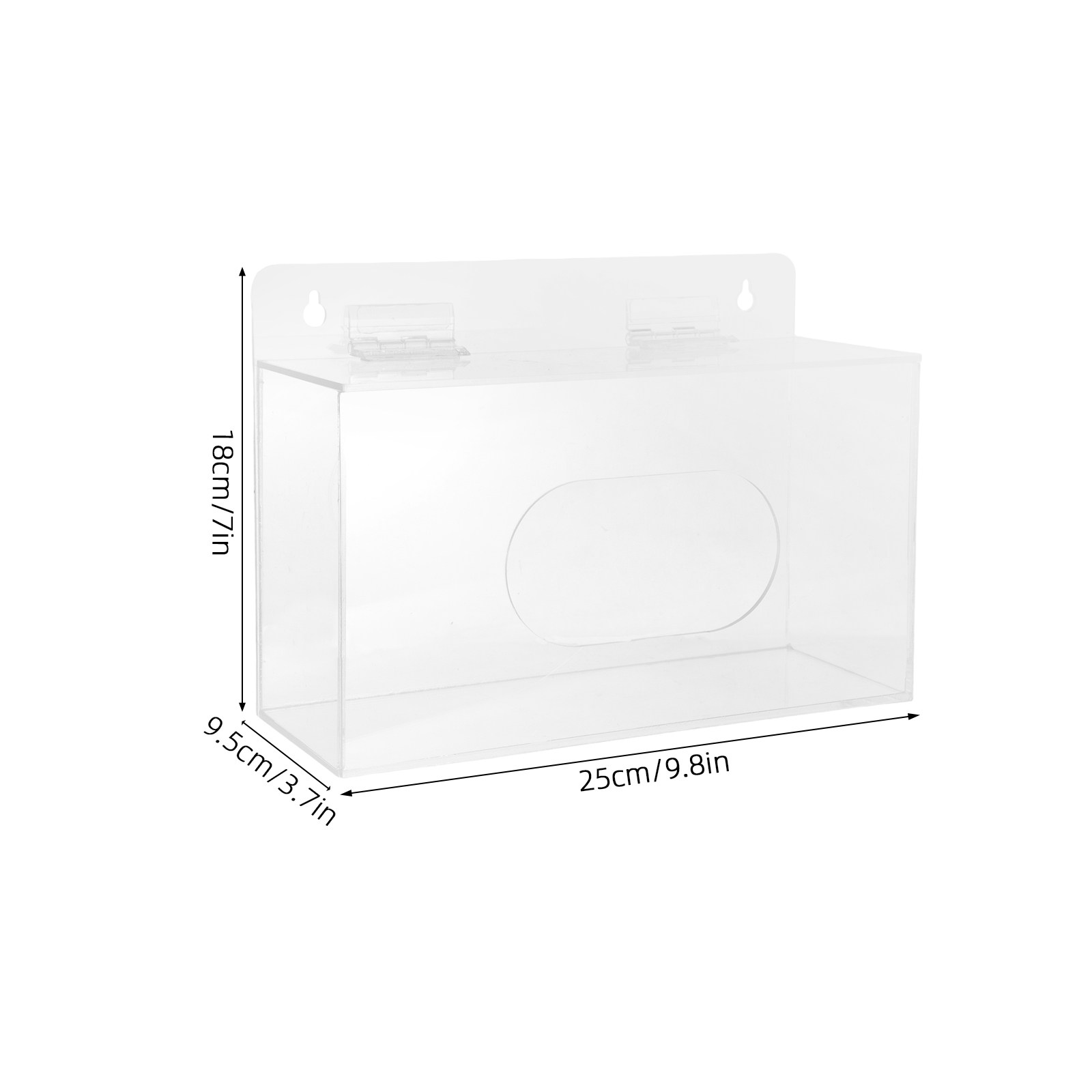 Support mural transparent en a - Face Mask Storage Box avis et prix