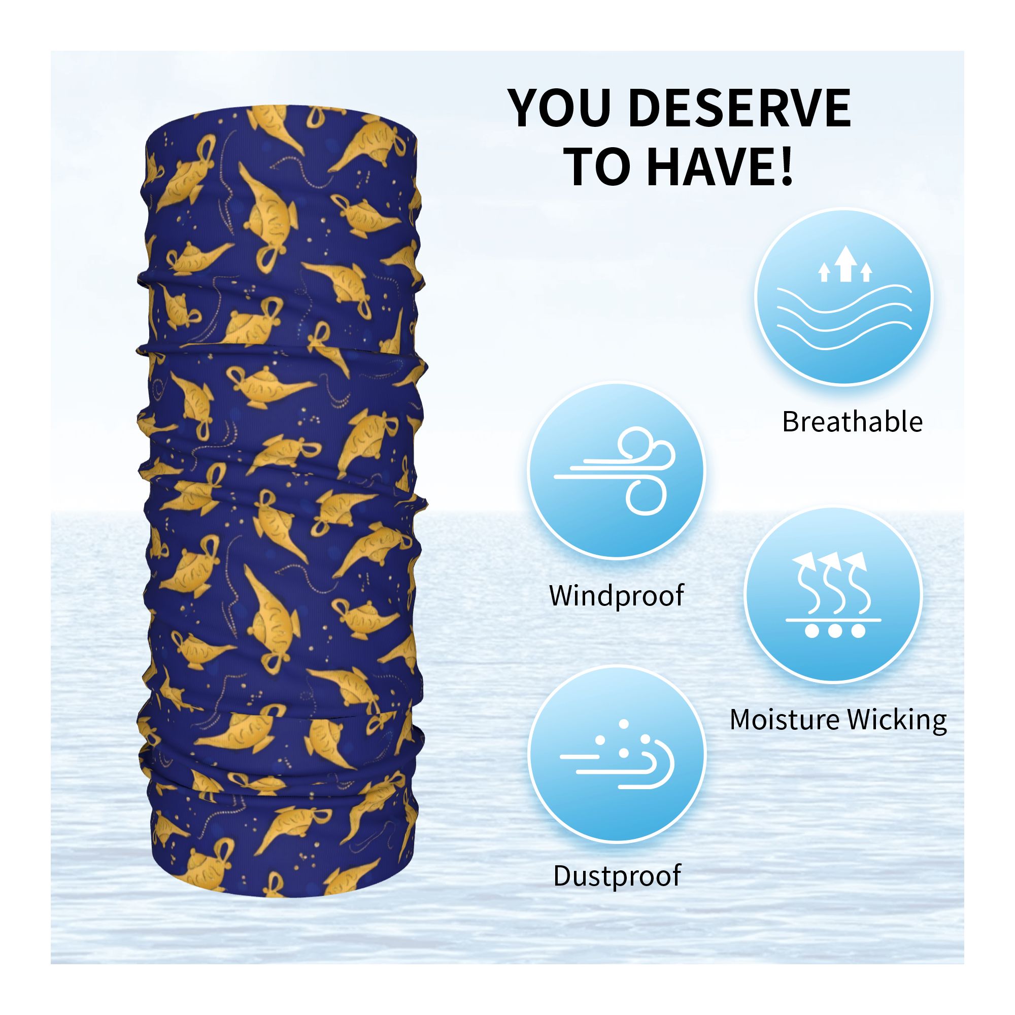 Cache-cou multifonction coupe- - Neck Gaiter Face Cover avis et prix